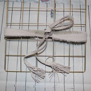 WHBM Fringe Obi Belt